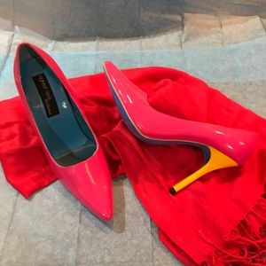 NWT Sexy, Shiny, Tri-Color High Heels-7